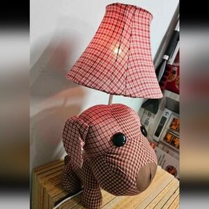 Kids Dog Table Lamp Doggo Soft Toy Bedside Table Lamp